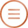 Copper Hamburger Icon